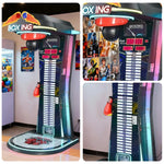 GAMEON Dragon Punch Boxing Machine Metal & Acrylic Cabinet High Strength LED Sensors Lighting 160W Tester Sensitivity Arcade Game Competitive Power Black