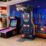 GAMEON Combo Kick & Punch Boxing Machine Metal & Acrylic Cabinet High Power Sensors Strength LED Tester Sensitivity Arcade 380W Effects Game Black