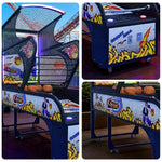 GAMEON Luxury Basketball Arcade Machine Metal Hoop Triple LED Scoring Display Automatic Ball Return Durable Structure Deluxe