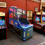 GAMEON Basketball Arcade Machine Metal Hoop LED Scoring Display Automatic Ball Return Durable Frame Classic