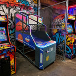 GAMEON Basketball Arcade Machine Metal Hoop LED Scoring Display Automatic Ball Return Durable Frame Classic
