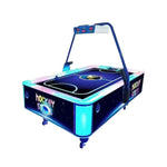 GAMEON Star Light Acrylic LED Frame Hockey Table 150W Power Two-Player & Wood Effects Arcade Air Game Smooth Playfield Blue