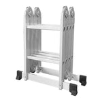 GROVIA 242-592cm Aluminum Folding Portable Multifunctional Ladder