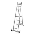 GROVIA 242-592cm Aluminum Folding Portable Multifunctional Ladder