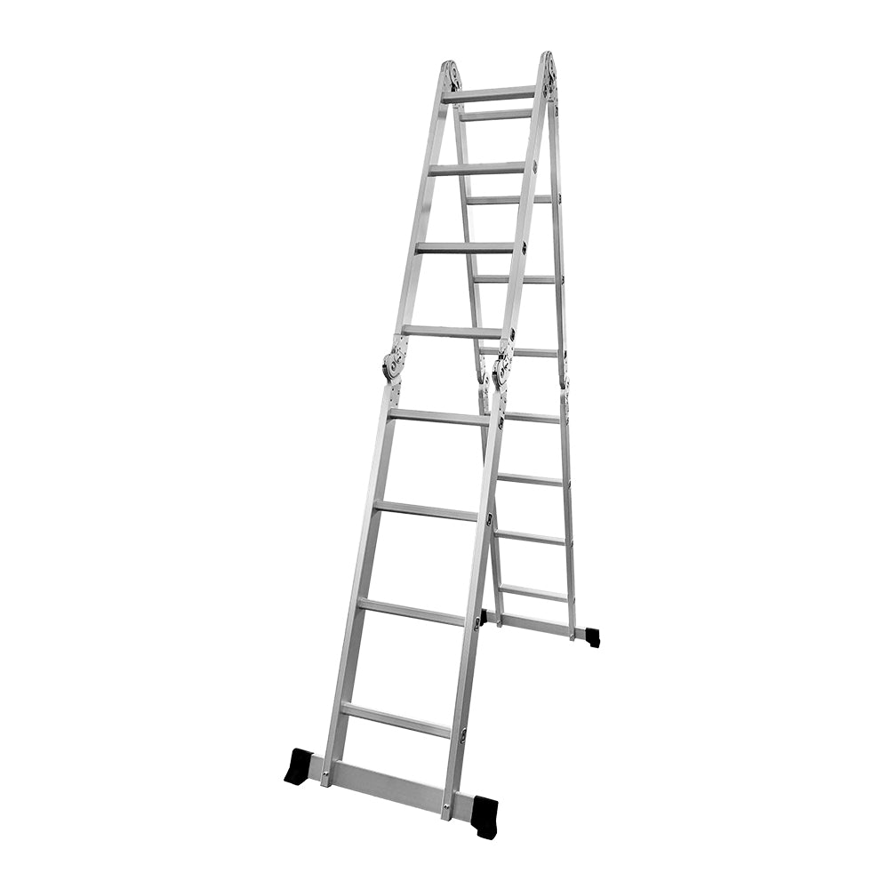 GROVIA 242-592cm Aluminum Folding Portable Multifunctional Ladder