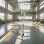 GROVIA 242-592cm Aluminum Folding Portable Multifunctional Ladder