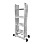 GROVIA 242-592cm Aluminum Folding Portable Multifunctional Ladder