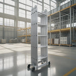 GROVIA 242-592cm Aluminum Folding Portable Multifunctional Ladder