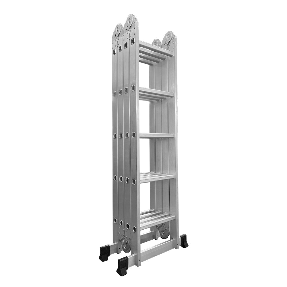 GROVIA 242-592cm Aluminum Folding Portable Multifunctional Ladder
