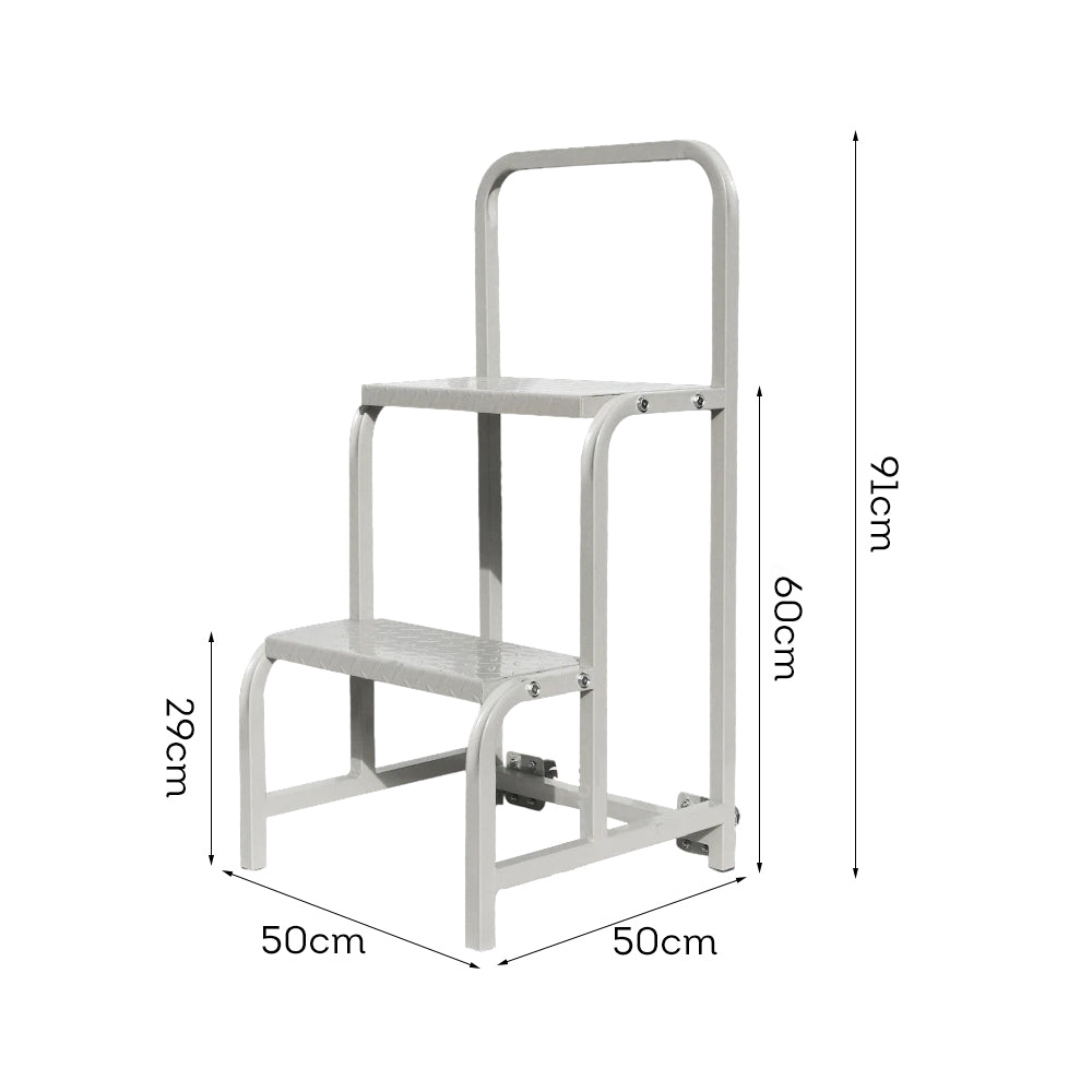 GROVIA 60cm Height Ladder 2-step Platform Warehouse Staircase