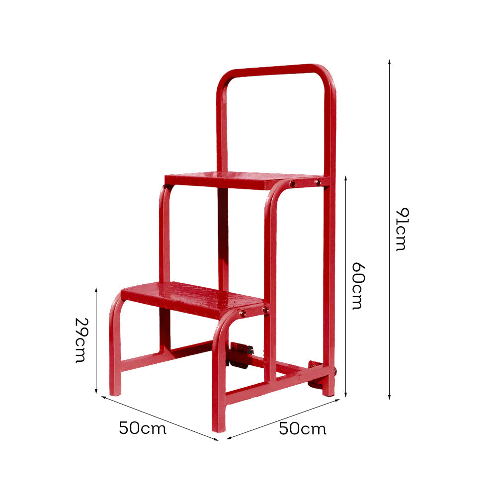 GROVIA 60cm Height Ladder 2-step Platform Warehouse Staircase