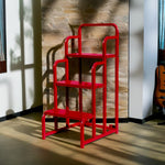 GROVIA 80cm Height Ladder 3-step Platform Warehouse Staircase