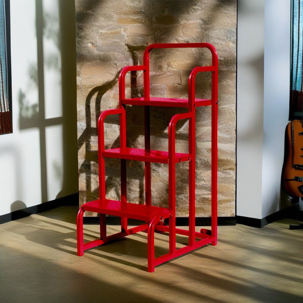 GROVIA 80cm Height Ladder 3-step Platform Warehouse Staircase