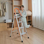 GROVIA H03 Household 4/5/6-step Widened Ladder Steel Pedal Stairs