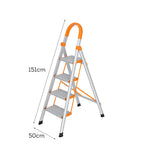 GROVIA H03 Household 4/5/6-step Widened Ladder Steel Pedal Stairs