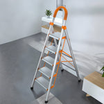 GROVIA H03 Household 4/5/6-step Widened Ladder Steel Pedal Stairs