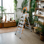 GROVIA H03 Household 4/5/6-step Widened Ladder Steel Pedal Stairs