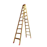 GROVIA L08 Aluminum Staircase/Household - Stairs 3/4/5/6/8/9/10-step Warehouse Ladder Alloy Golden