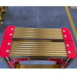 GROVIA L08 Aluminum Staircase/Household - Stairs 3/4/5/6/8/9/10-step Warehouse Ladder Alloy Golden
