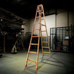 GROVIA L08 Aluminum Staircase/Household - Stairs 3/4/5/6/8/9/10-step Warehouse Ladder Alloy Golden