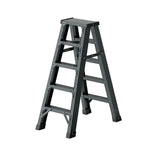 GROVIA 4/5/6-Step 15cm - Pedal, Feet Folding 14.5cm Anti-Slip Aluminium Thick, Ladder Wide - Grey