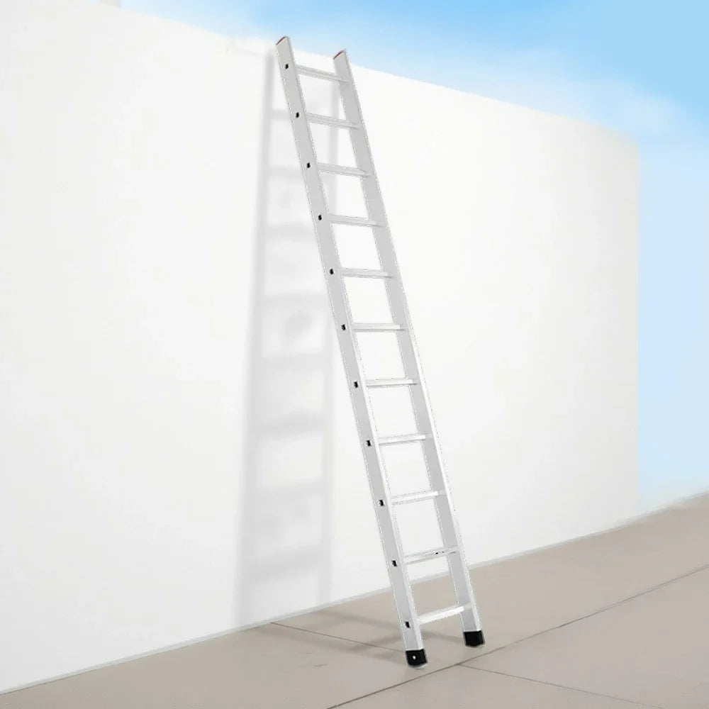 GROVIA 2.5m/3m/3.5m 9cm Alloy Non-Slip Support, Ladder - Design, Triangular Aluminum Slim Feet
