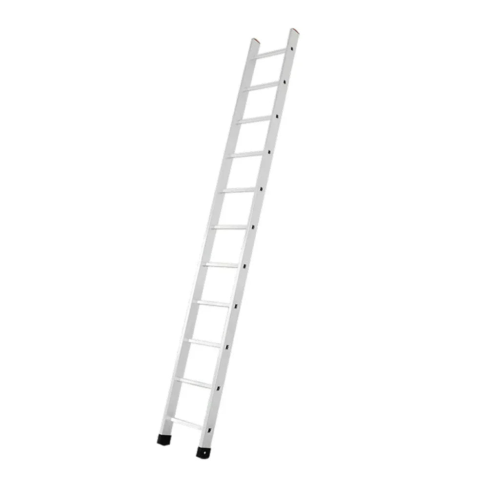 GROVIA 2.5m/3m/3.5m 9cm Alloy Non-Slip Support, Ladder - Design, Triangular Aluminum Slim Feet