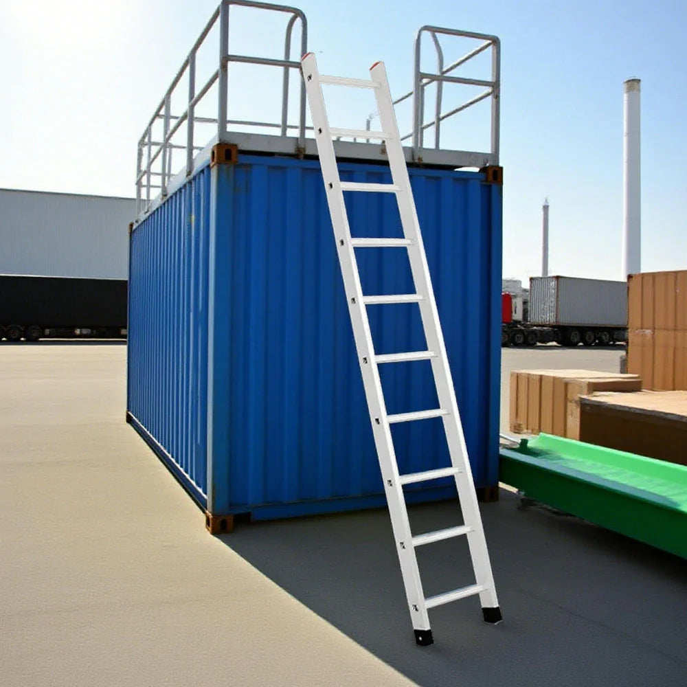 GROVIA 2.5m/3m/3.5m 9cm Alloy Non-Slip Support, Ladder - Design, Triangular Aluminum Slim Feet