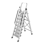 GROVIA 7/8/9 Alloy Aluminum Extra-Wide Anti-Slip Pedals, with Folding Handrails, Design, Step Ladder Durable