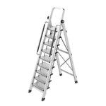 GROVIA 7/8/9 Alloy Aluminum Extra-Wide Anti-Slip Pedals, with Folding Handrails, Design, Step Ladder Durable
