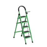 GROVIA 5/6 Ladder, Step Aluminum Lightweight - Pedals Extra-Wide Alloy Green