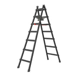 GROVIA 7/8/9-Step Built-in - Bag, Canvas Steel Ladder Carbon Stable Structure Walking - Tool Black