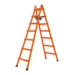GROVIA 7/8/9-Step Canvas Carbon Walking Stable - Bag, Built-in Steel Ladder Tool Structure - Orange
