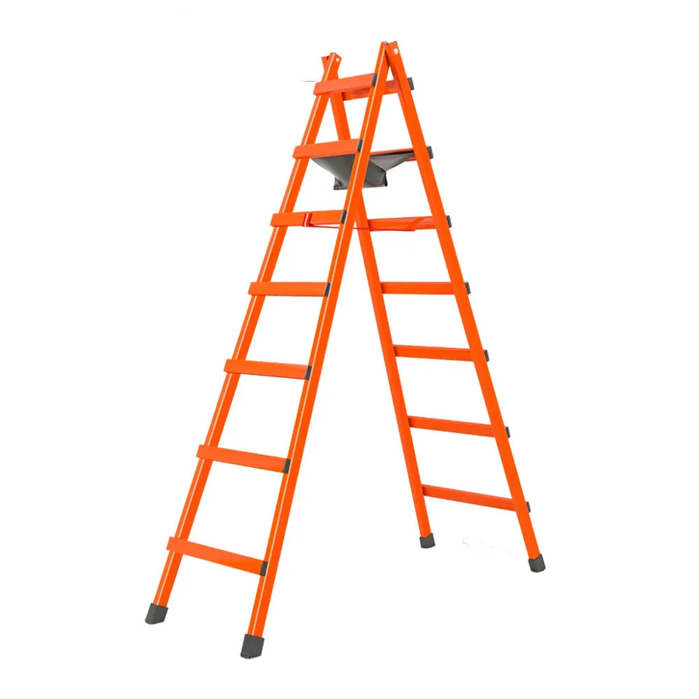 GROVIA 7/8/9-Step Canvas Carbon Walking Stable - Bag, Built-in Steel Ladder Tool Structure - Orange