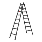 GROVIA 7/8/9-Step Built-in - Bag, Canvas Steel Ladder Carbon Stable Structure Walking - Tool Black