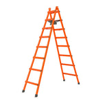 GROVIA 7/8/9-Step Canvas Carbon Walking Stable - Bag, Built-in Steel Ladder Tool Structure - Orange