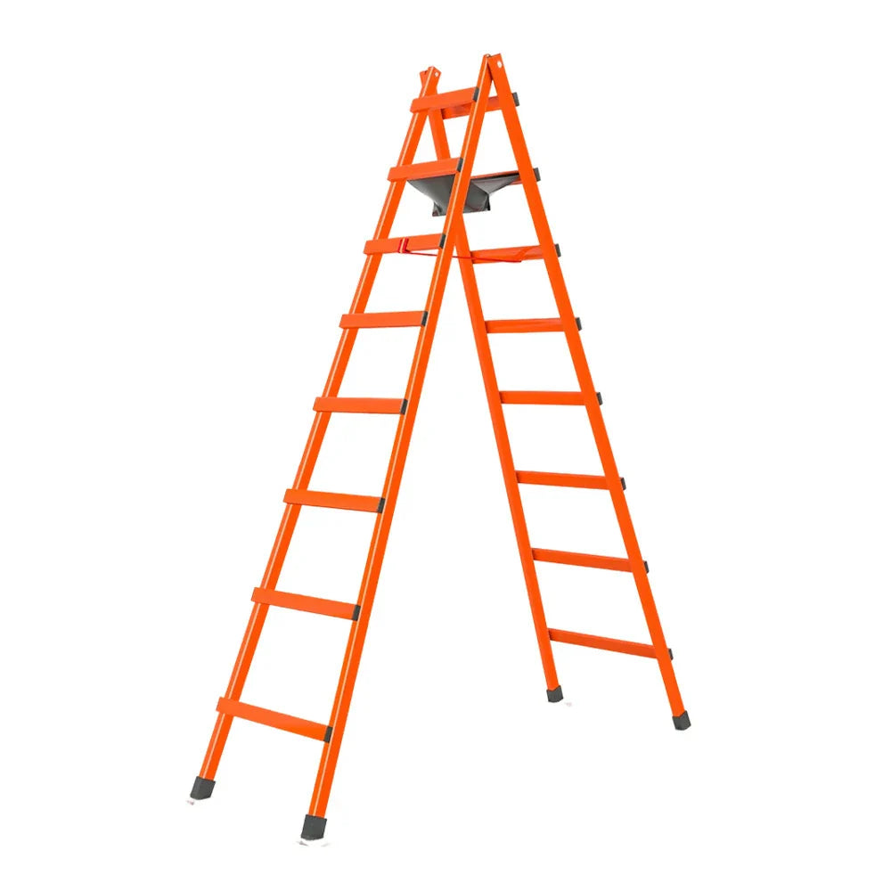 GROVIA 7/8/9-Step Canvas Carbon Walking Stable - Bag, Built-in Steel Ladder Tool Structure - Orange