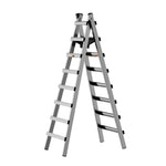 GROVIA 7/8/9-Step Walking - Ladder Built-in Tool Stable Steel Bag, Canvas Stainless Design