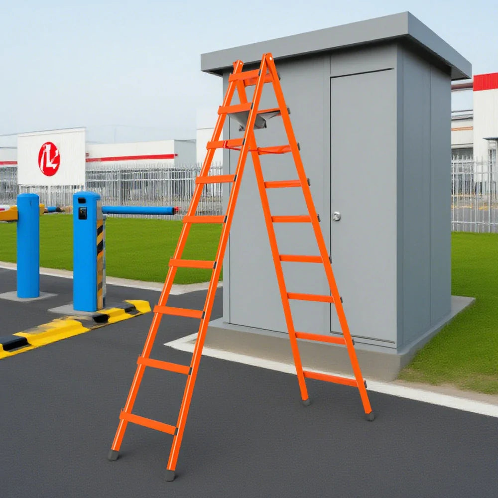 GROVIA 7/8/9-Step Canvas Carbon Walking Stable - Bag, Built-in Steel Ladder Tool Structure - Orange