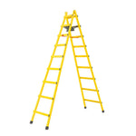 GROVIA 7/8/9-Step Carbon Bag, Tool Walking Ladder Built-in - Canvas Stable Structure Steel - Yellow