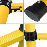 GROVIA 3m/4m/5m - Retractable Insulated Capacity, Foldable Fiberglass 6.85cm Anti-Slip 150kg Ladder Pedals, Design