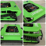 GROVIA 224CC Lawn for Cutting Design Motors, Self-Charging, Remote - Lawns All-Terrain 50cm Control Power, Hybrid Mower, Heavy-Duty Large Dual Width, 9HP 600W Green