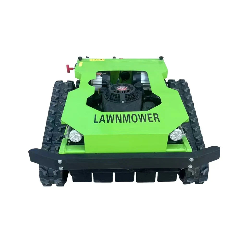 GROVIA 224CC Lawn for Cutting Design Motors, Self-Charging, Remote - Lawns All-Terrain 50cm Control Power, Hybrid Mower, Heavy-Duty Large Dual Width, 9HP 600W Green