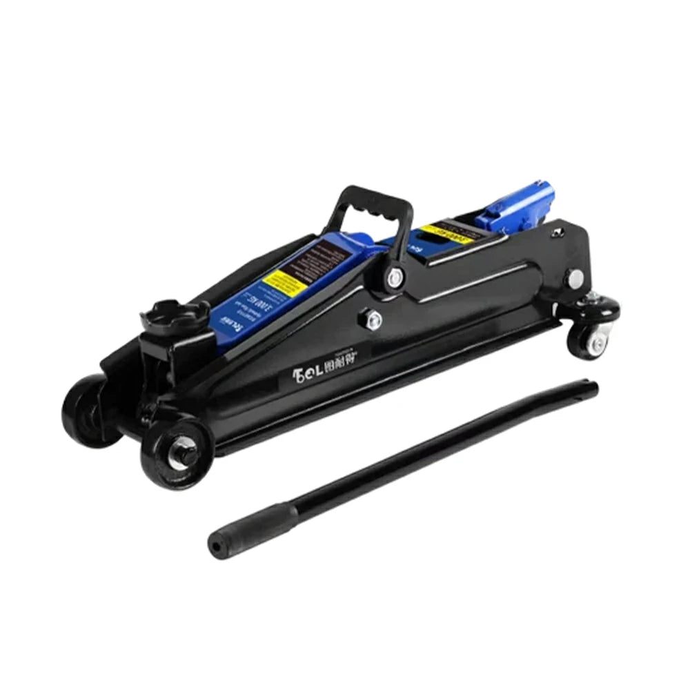 GROVIA 3T Hydraulic Floor Jack Heavy Duty Steel 140-390mm High Lift SUV Van Garage Use Carton Pack - Black