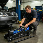 GROVIA 3T Hydraulic Floor Jack High Lift Screw Extension 192-532mm Heavy Duty Off Road SUV Rescue Use Carton Pack - Black