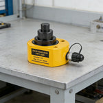 GROVIA 30T Multi Stage Hydraulic Jack 54mm Stroke Heavy Duty High Pressure Industrial Lifting Equipment Use - Yellow