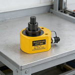 GROVIA 50T Multi Stage Hydraulic Jack 71mm Stroke Heavy Duty High Pressure Industrial Lifting Equipment Use - Yellow