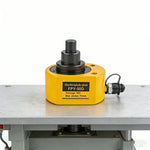 GROVIA 50T Multi Stage Hydraulic Jack 71mm Stroke Heavy Duty High Pressure Industrial Lifting Equipment Use - Yellow
