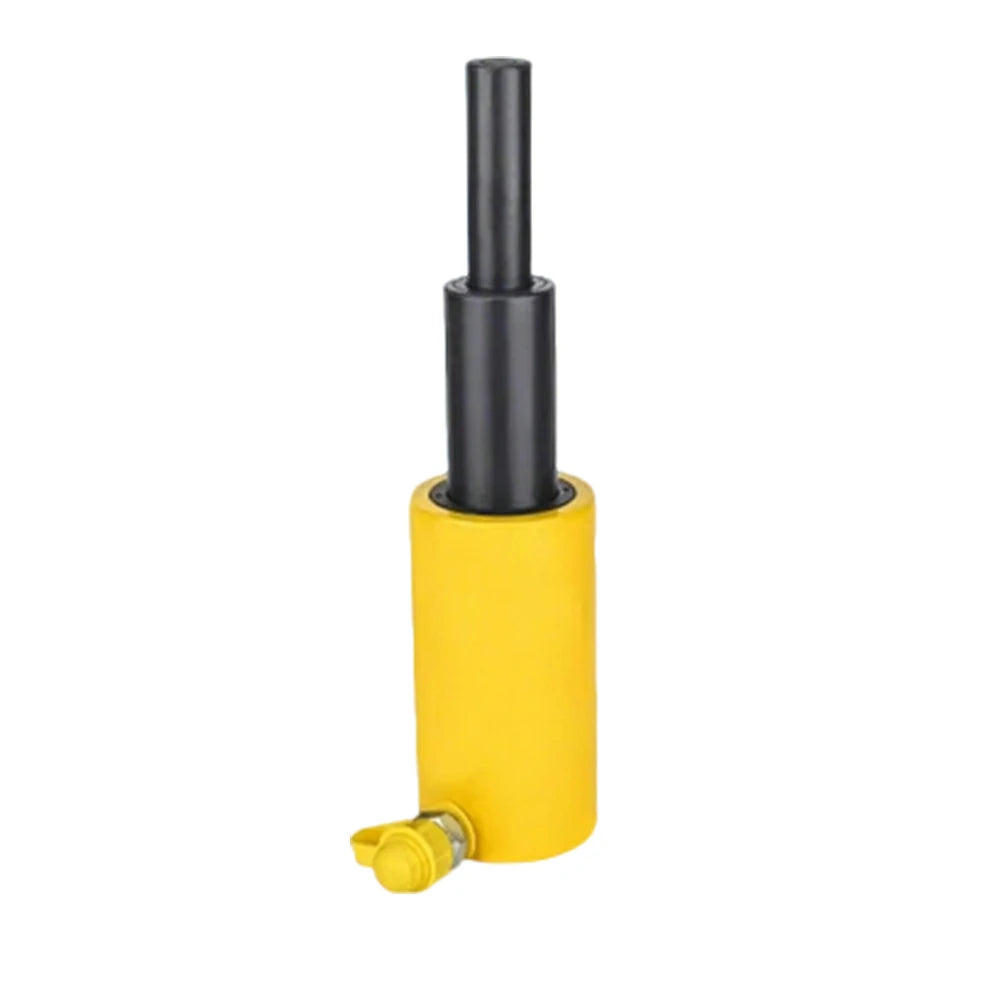 GROVIA 20T Multi Stage Hydraulic Jack 200mm Stroke Heavy Duty Industrial Lifting Equipment - Yellow