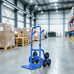 GROVIA Heavy Duty Stair Climbing Hand Truck Tri Wheel Trolley Reinforced Steel Frame Folding Design for Warehouse Delivery and Home Moving